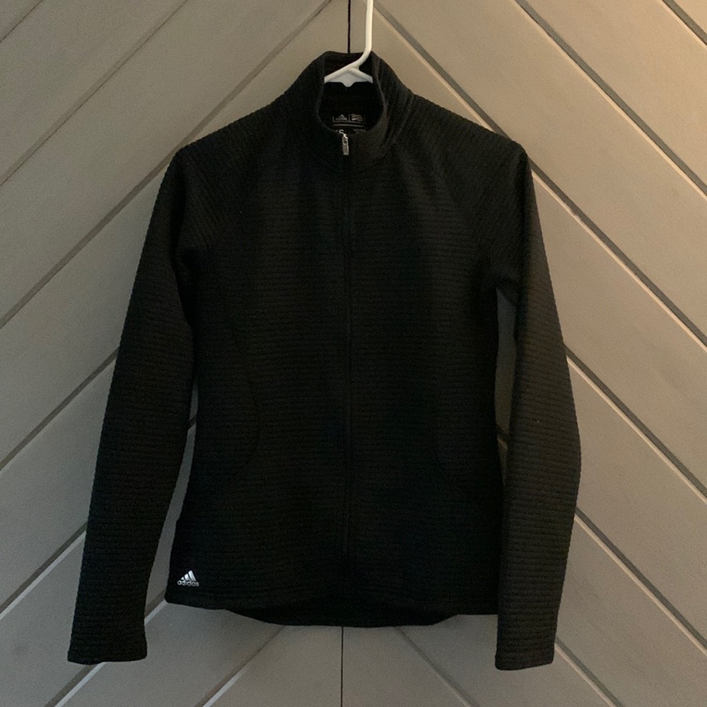 Adidas XS black zip up